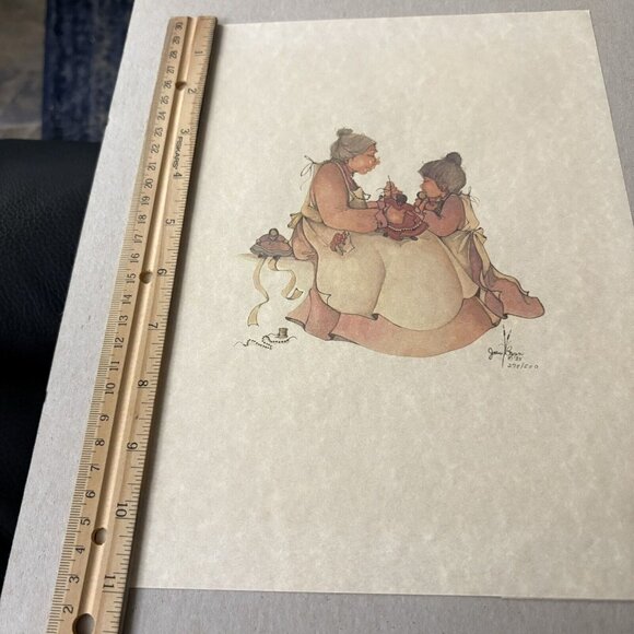 Signed and Numbered Print by Joan Brown, Native American Cherokee Artist 8.5x11” - Picture 7 of 7